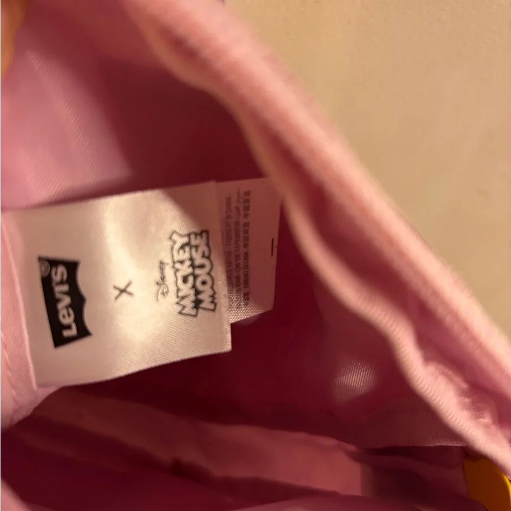 Levis Disney Collaboration Pink Minnie Mouse Crossbody Bag Adjustable S…